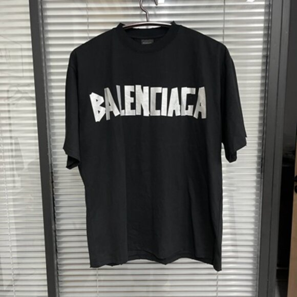 Balenciaga letter logo pattern short sleeve